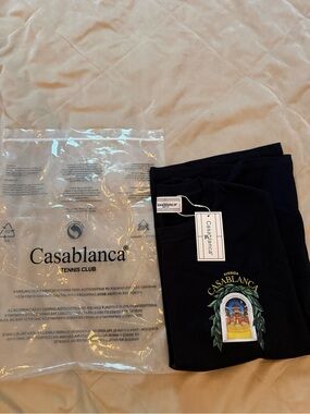 Casablanca Men’s Black Logo Graphic Tee